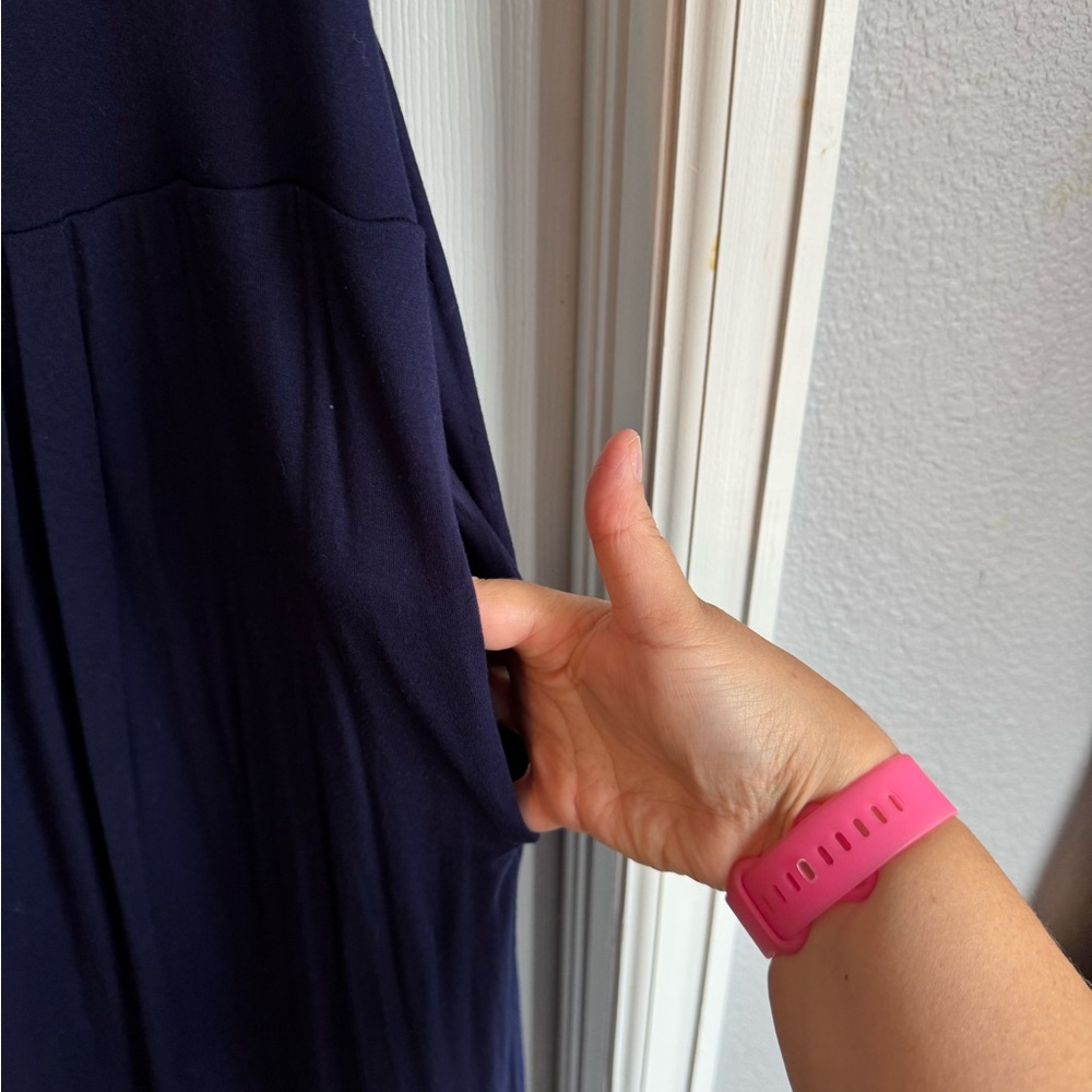 Anthropologie Maeve Imaginarium Jumpsuit Navy size 2X - Picture 6 of 10